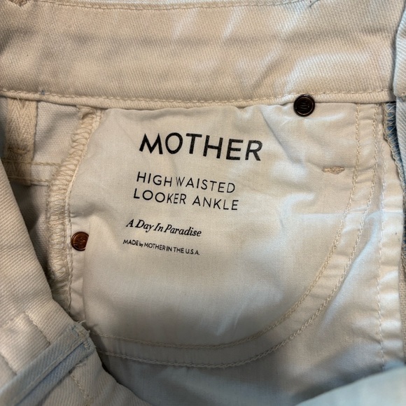 MOTHER High waisted looker ankle a day in paradise 26 - Picture 8 of 8